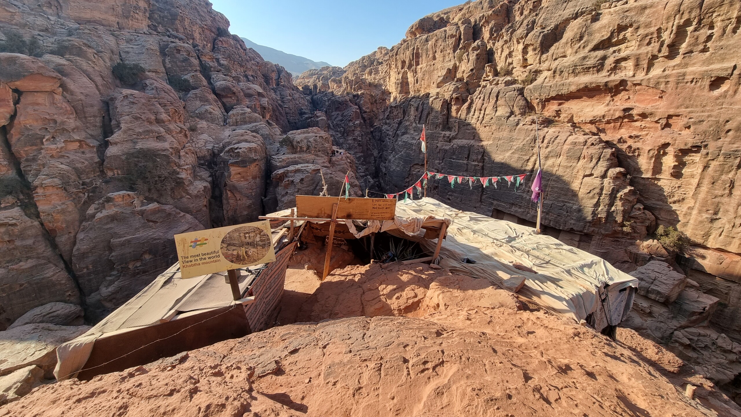 mirador secreto del Tesoro en Petra