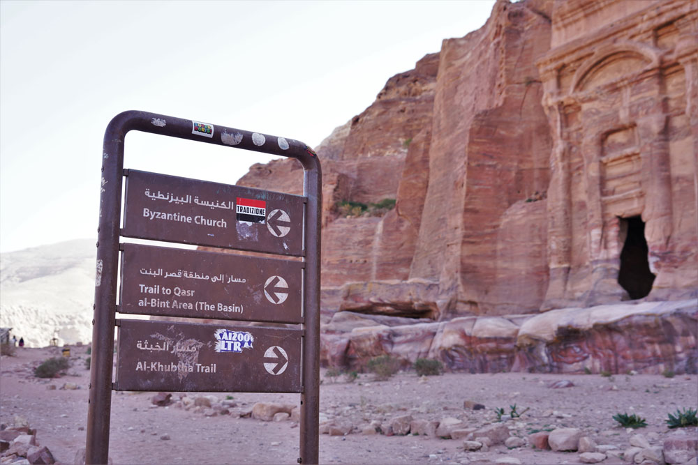 mirador secreto del Tesoro en Petra