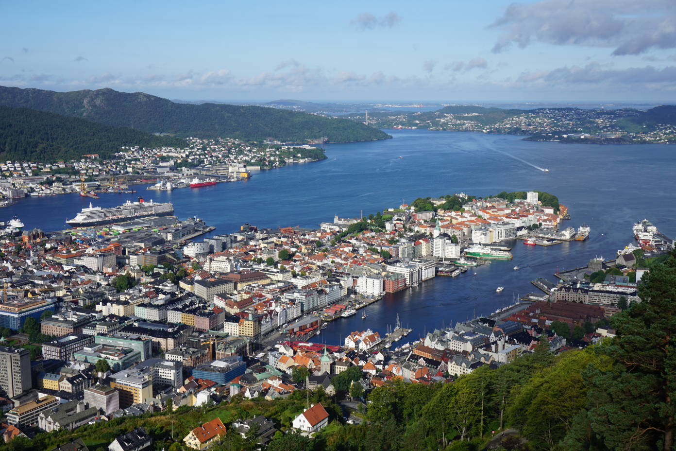bergen ruta ocho dias en coche por noruega