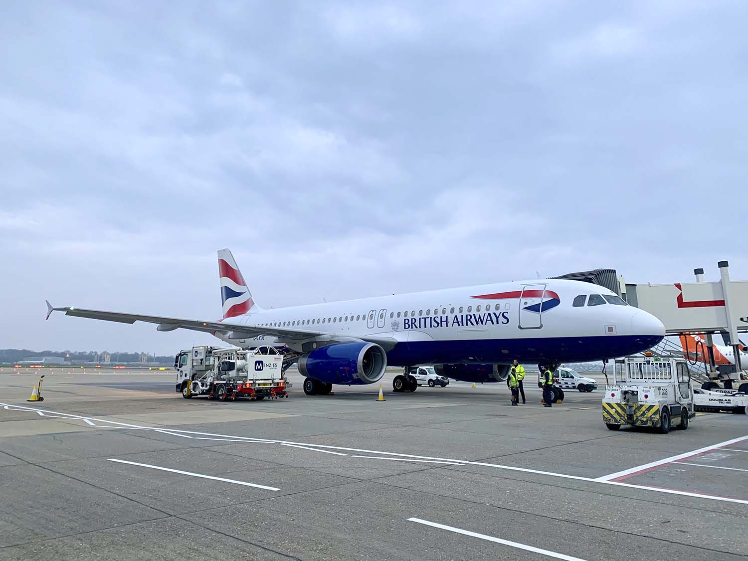 Avión de la compañía British Airways