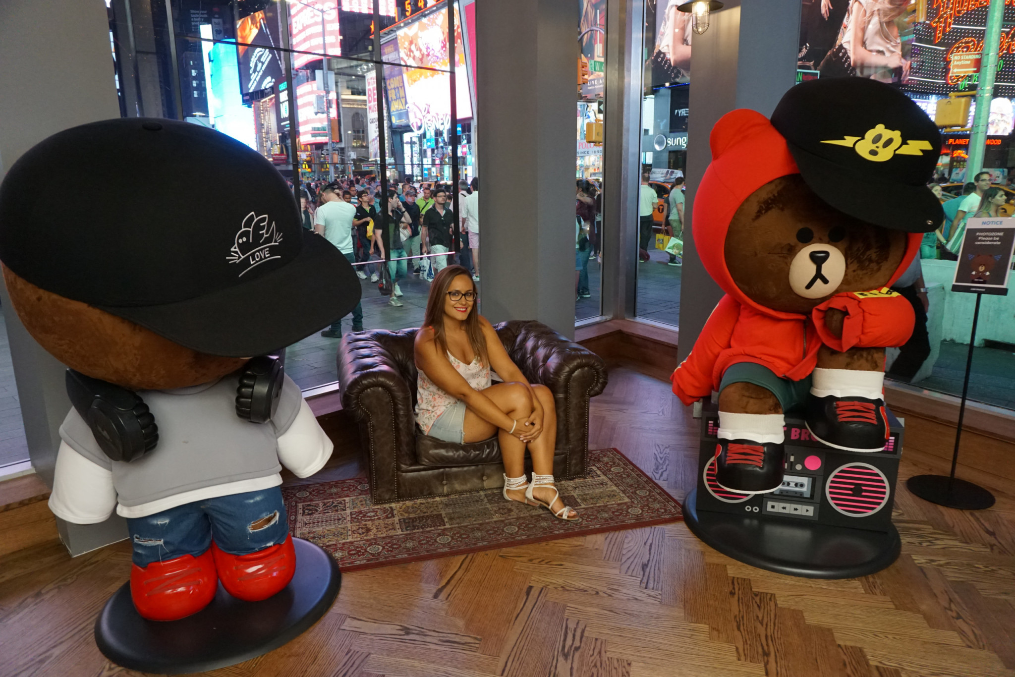 Lines Friends, tienda de juguetes en Times Square NUEVA YORK TIMES SQUARE