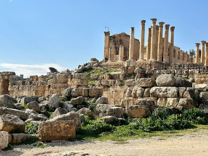 Primer día de nuestro viaje a Jordania. El Templo Zeus.