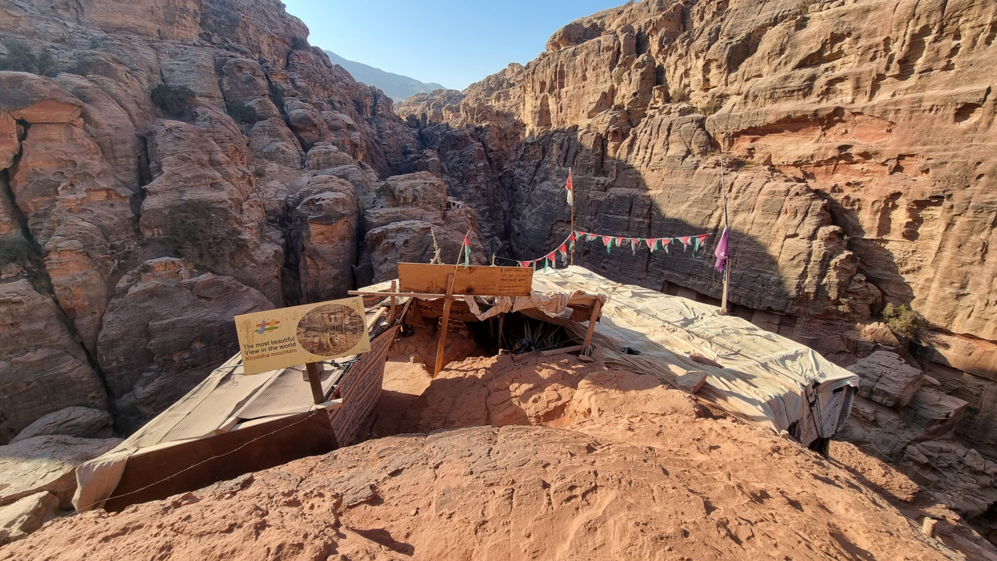 mirador secreto del Tesoro en Petra