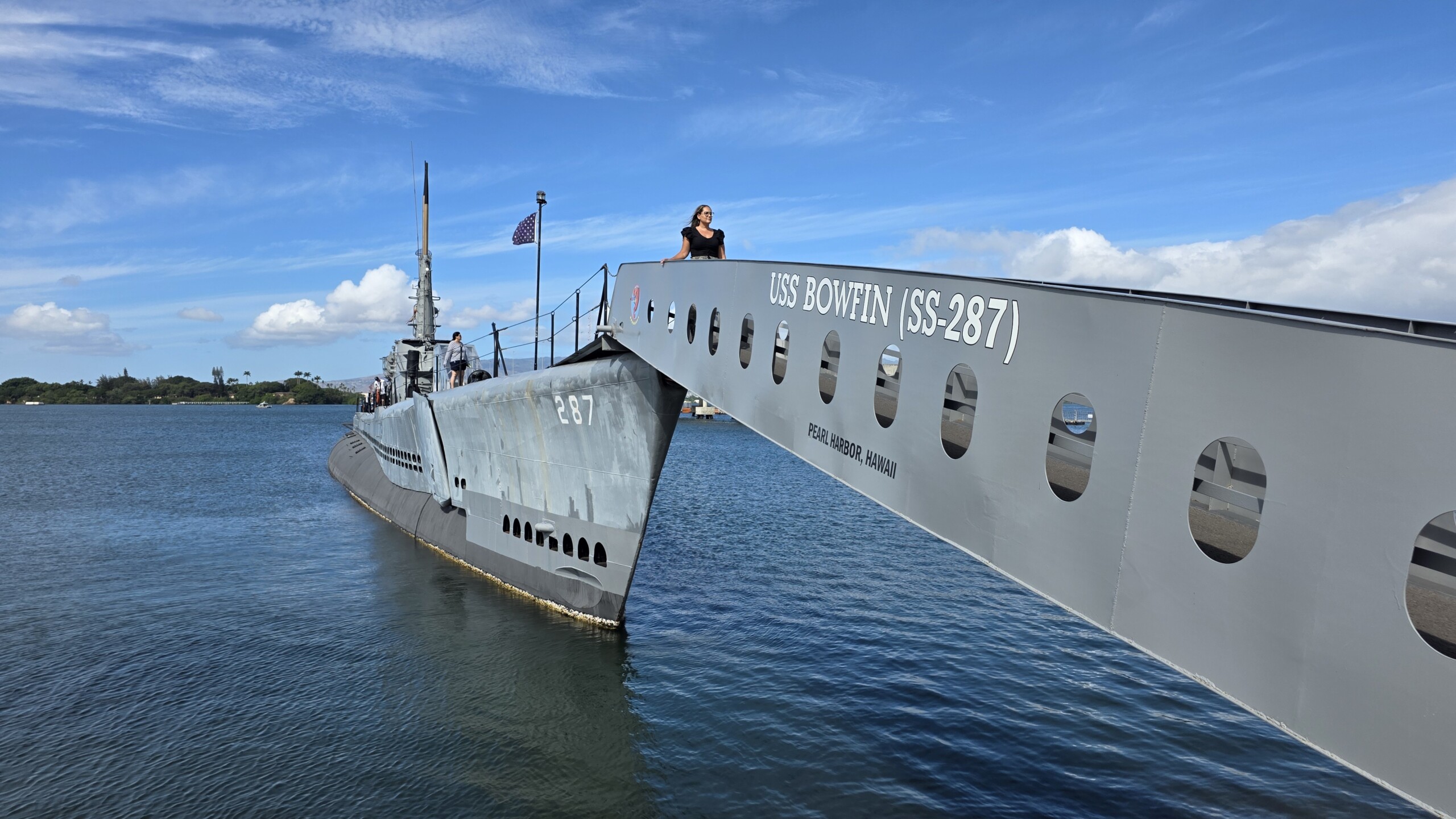 Pearl Harbor en Oahu durante nuestro viaje a Hawái